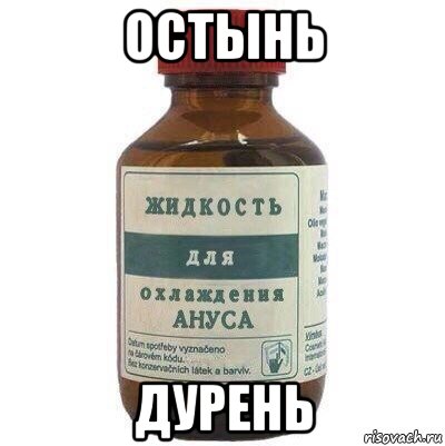 остынь дурень