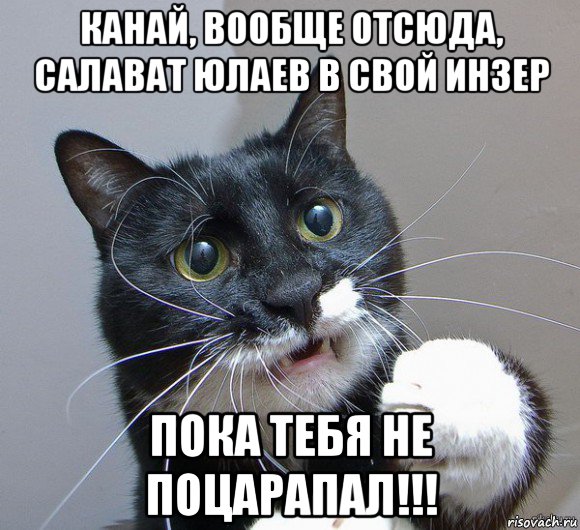 канай, вообще отсюда, салават юлаев в свой инзер пока тебя не поцарапал!!!