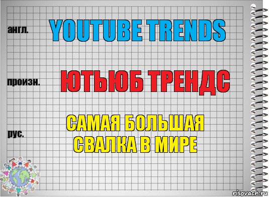 YouTube trends ютьюб трендс Самая большая свалка в мире, Комикс  Перевод с английского