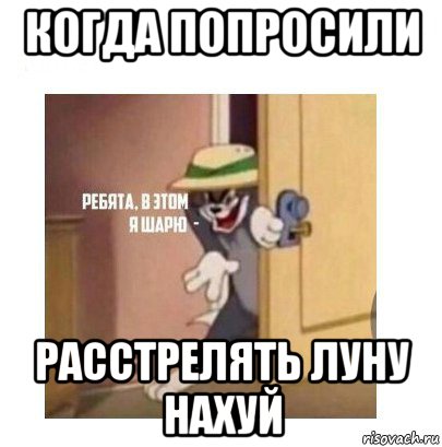 когда попросили расстрелять луну нахуй, Мем Ребята я в этом шарю