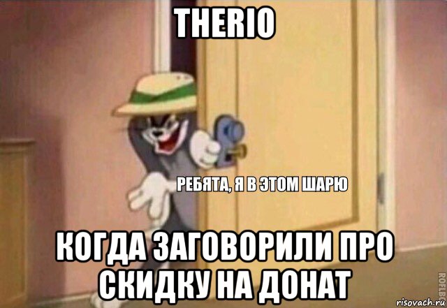 therio когда заговорили про скидку на донат, Мем    Ребята я в этом шарю