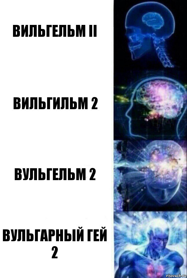 Вильгельм II Вильгильм 2 Вульгельм 2 Вульгарный гей 2, Комикс  Сверхразум