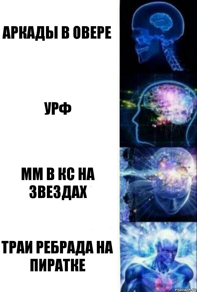 аркады в овере урф мм в кс на звездах траи ребрада на пиратке, Комикс  Сверхразум