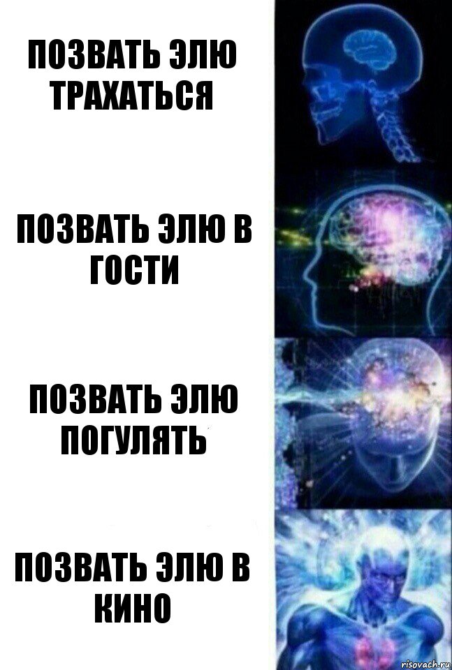 Позвать Элю трахаться Позвать Элю в гости Позвать Элю погулять Позвать Элю в кино, Комикс  Сверхразум