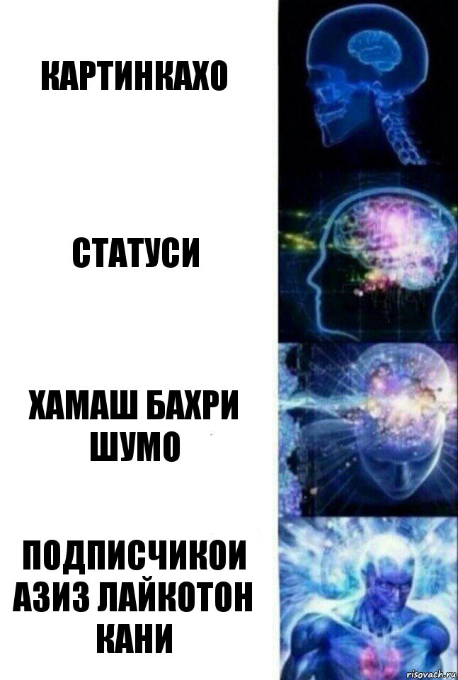 картинкахо статуси хамаш бахри шумо подписчикои азиз лайкотон кани, Комикс  Сверхразум