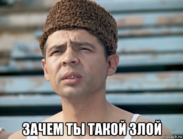  зачем ты такой злой, Мем Василий алибабаевич