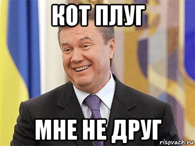 кот плуг мне не друг, Мем Янукович