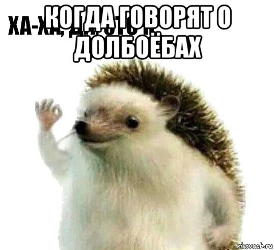 когда говорят о долбоёбах , Мем Ха-ха да это я