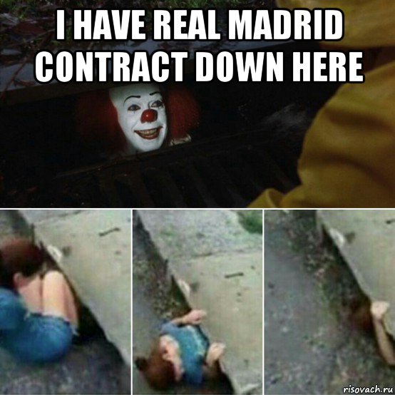 i have real madrid contract down here 
