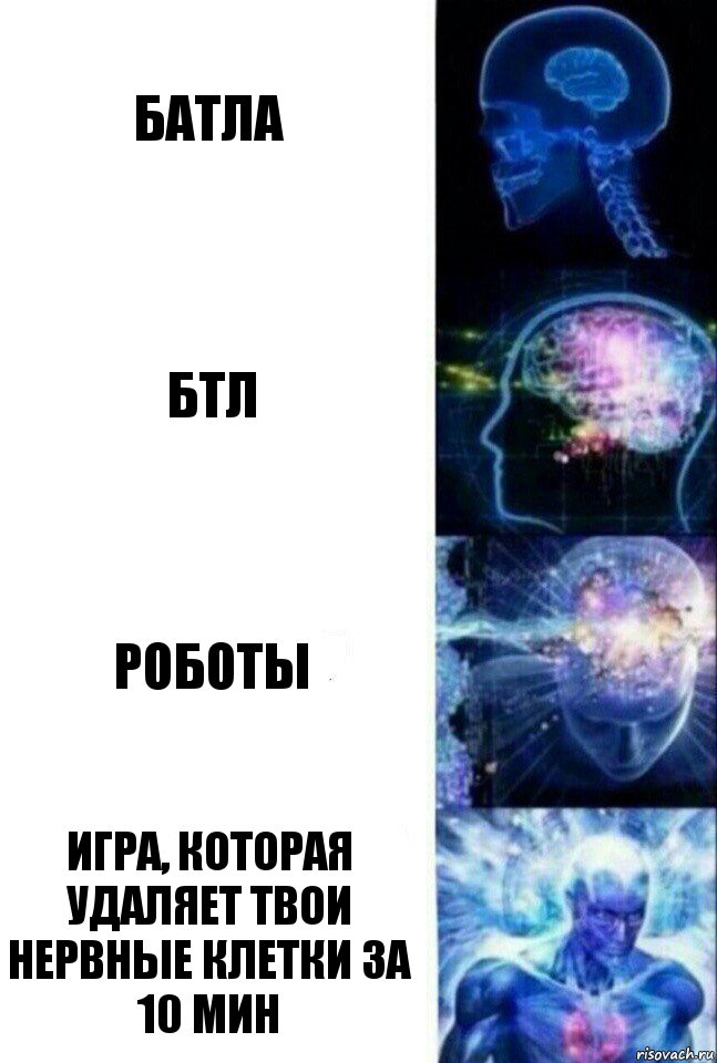 Батла Бтл Роботы Игра, которая удаляет твои нервные клетки за 10 мин, Комикс  Сверхразум