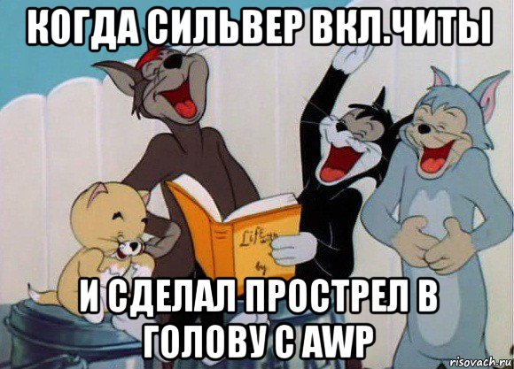 когда сильвер вкл.читы и сделал прострел в голову с awp