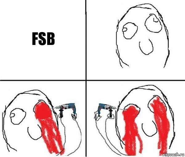 FSB, Комикс  Высверлить глаза
