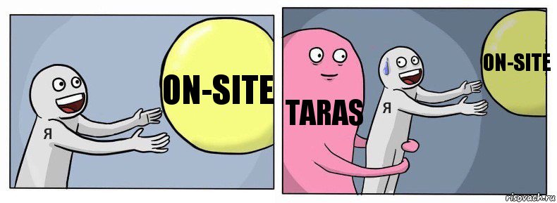 On-site Taras On-site, Комикс Я и жизнь