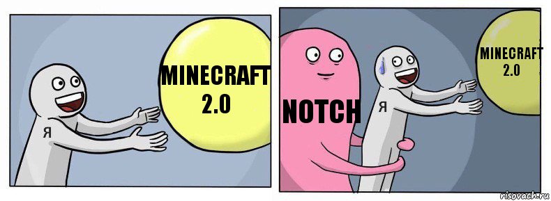minecraft 2.0 Notch MINECRAFT 2.0, Комикс Я и жизнь