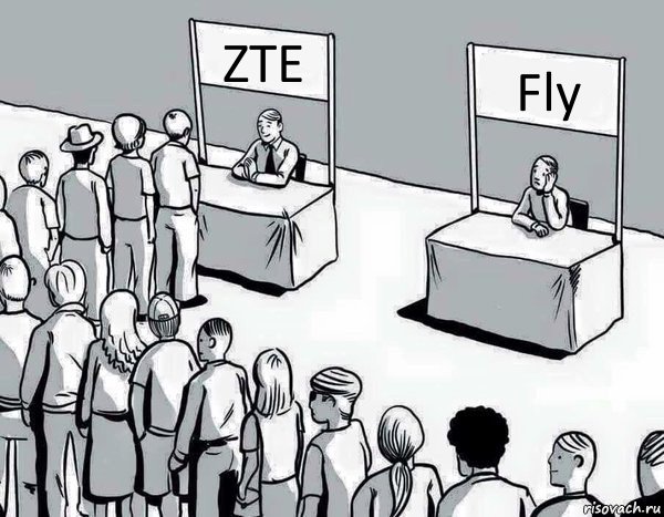 ZTE Fly, Комикс Два пути