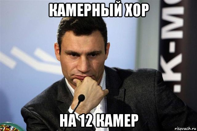 камерный хор на 12 камер