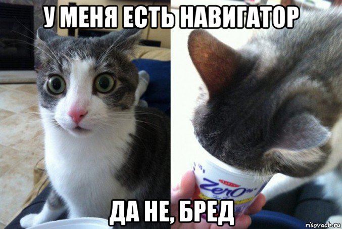 у меня есть навигатор да не, бред