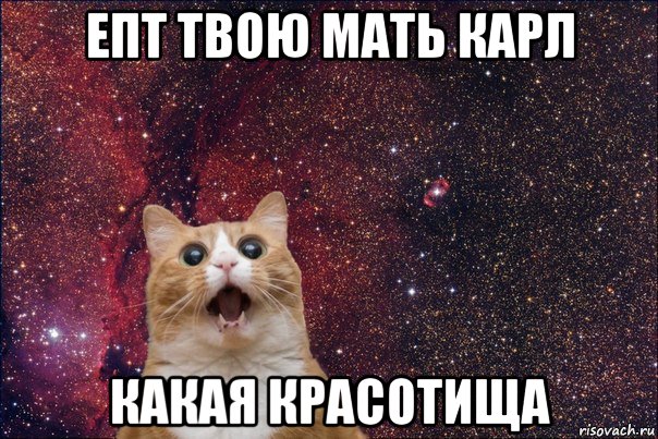 епт твою мать карл какая красотища