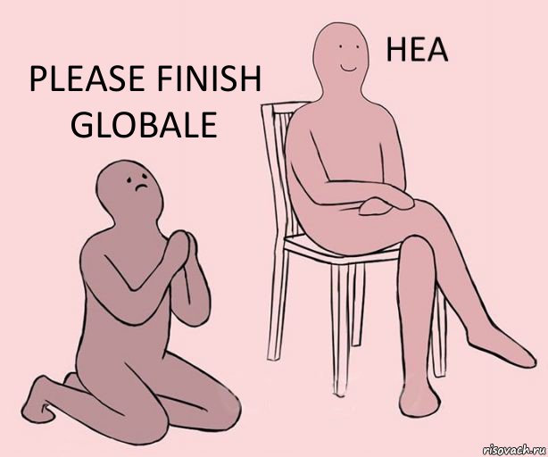   Please finish GLOBALE, Комикс Неа