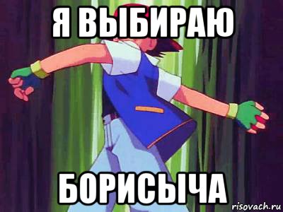 я выбираю борисыча