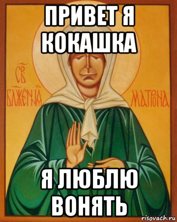 привет я кокашка я люблю вонять