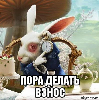  пора делать взнос