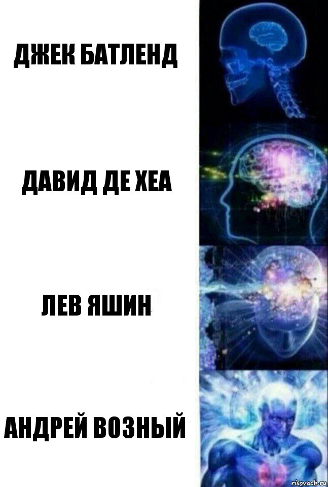 Джек Батленд Давид Де Хеа Лев Яшин Андрей Возный, Комикс  Сверхразум