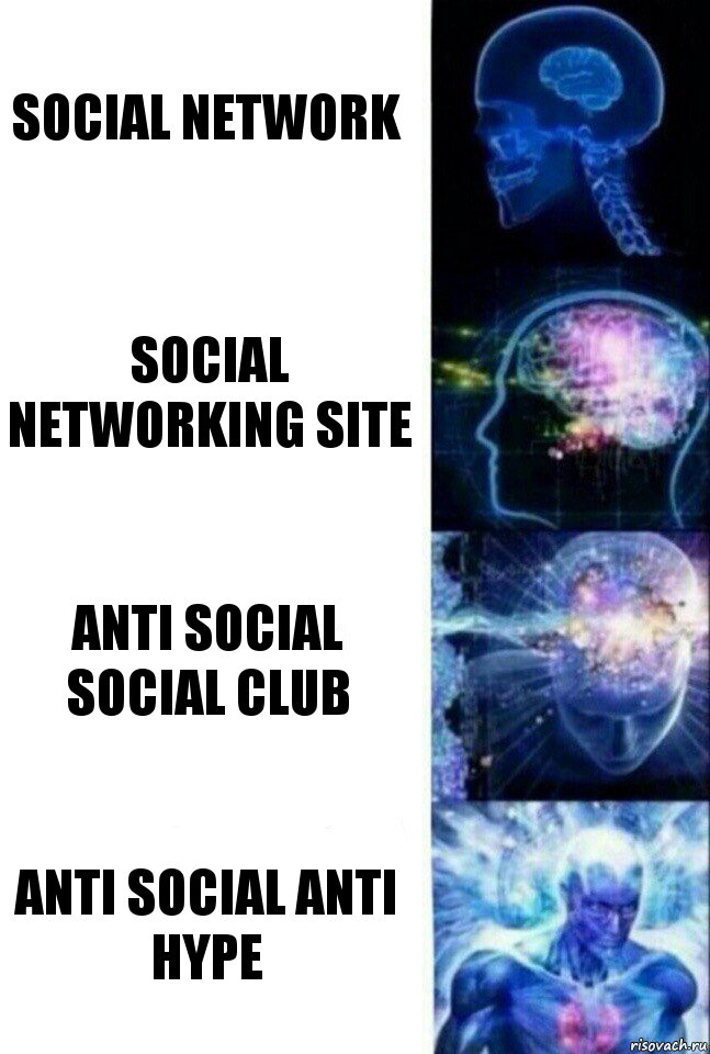 Social network Social networking site Anti Social Social Club Anti Social Anti Hype, Комикс  Сверхразум