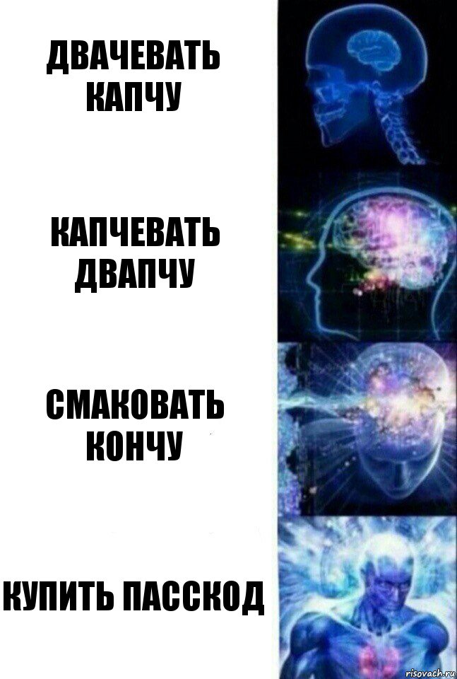 Двачевать капчу Капчевать двапчу смаковать кончу купить пасскод, Комикс  Сверхразум