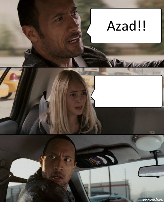 Azad!! , Комикс The Rock Driving