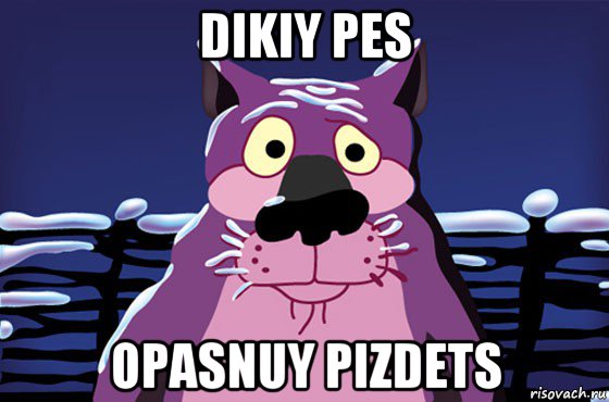 dikiy pes opasnuy pizdets