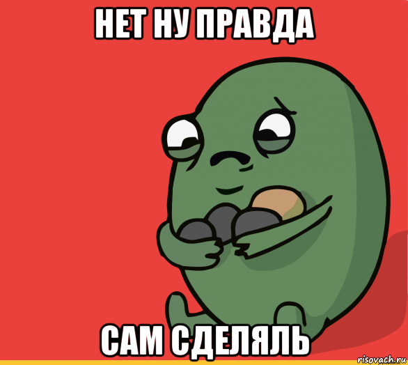 нет ну правда сам сделяль, Мем  Я сделяль