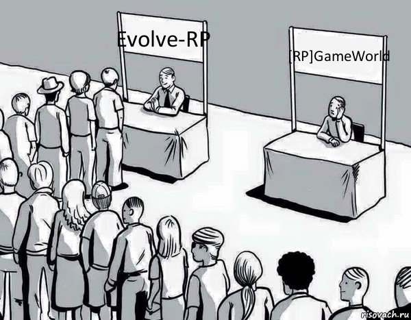 Evolve-RP [RP]GameWorld, Комикс Два пути