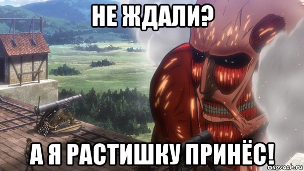 не ждали? а я растишку принёс!