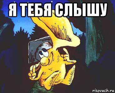 я тебя слышу 