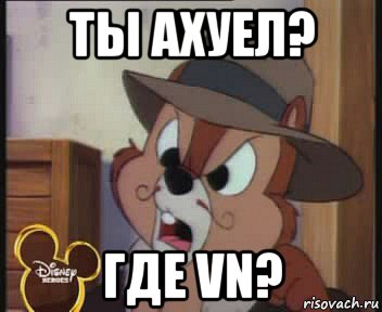 ты ахуел? где vn?