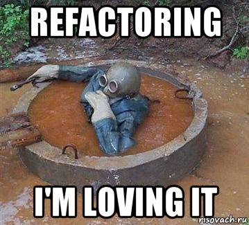 refactoring i'm loving it