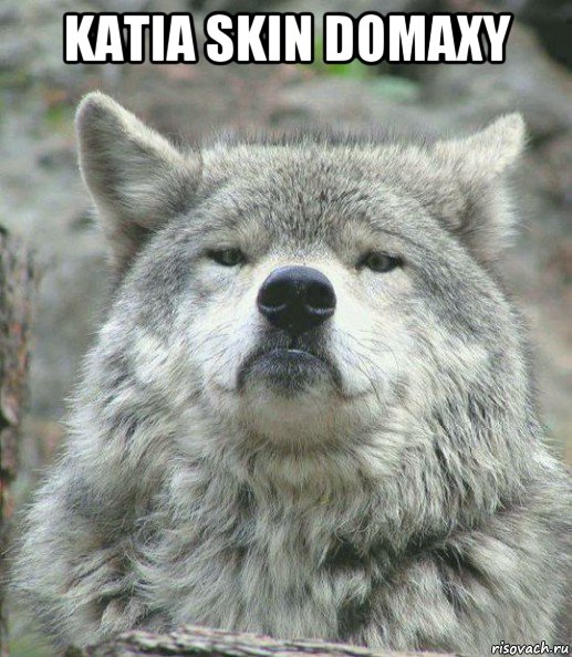 katia skin domaxy , Мем    Гордый волк