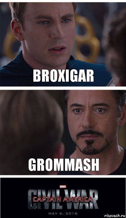 Broxigar Grommash, Комикс   Гражданская Война