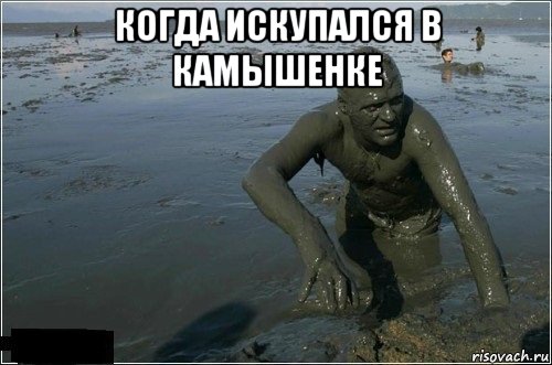 когда искупался в камышенке 
