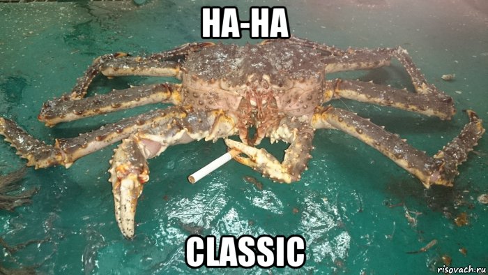 ha-ha classic, Мем Haha crab