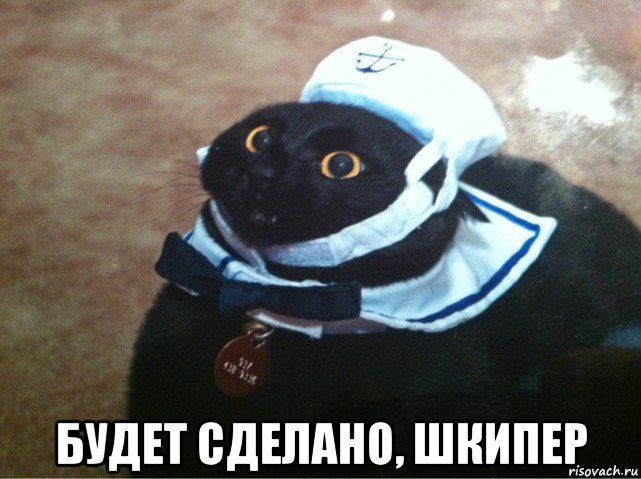  будет сделано, шкипер
