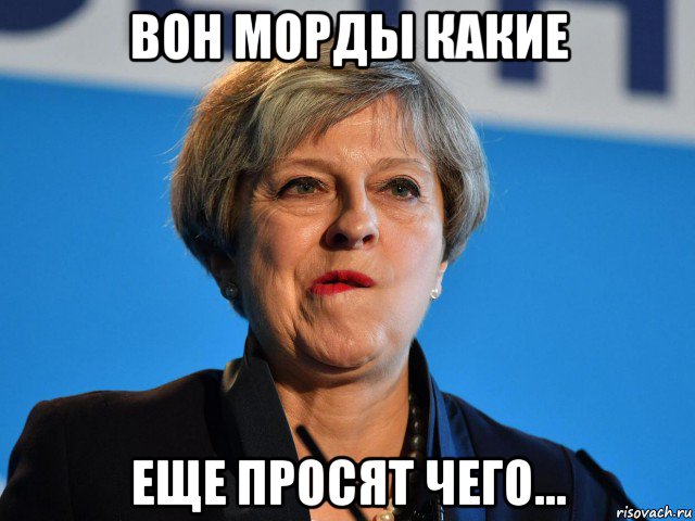 вон морды какие еще просят чего...