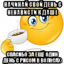 начинай свой день с ненависти к даше спасибо за ещё один день с рисом в волосах, Мем Начни свой день