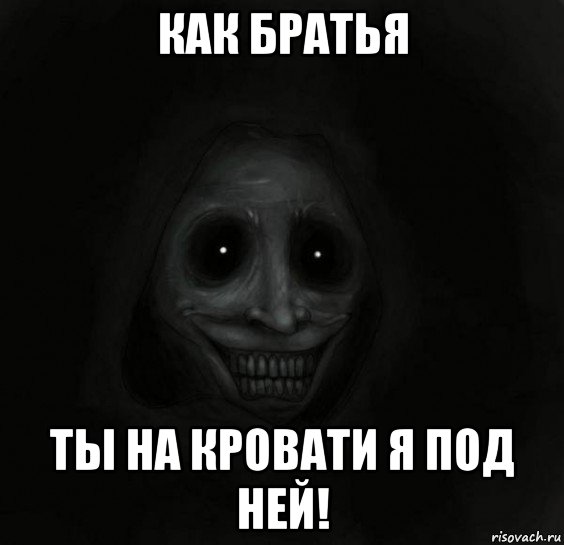 как братья ты на кровати я под ней!, Мем Ночной гость