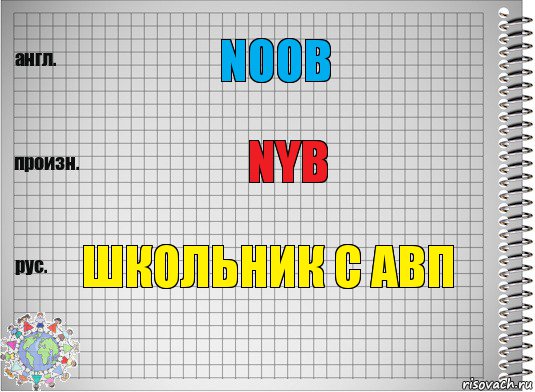 Noob Nyb школьник с авп, Комикс  Перевод с английского