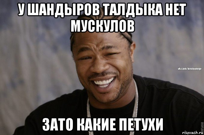 у шандыров талдыка нет мускулов зато какие петухи