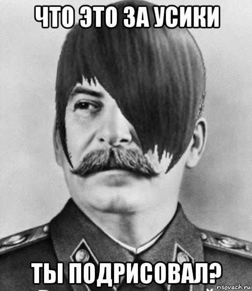 что это за усики ты подрисовал?
