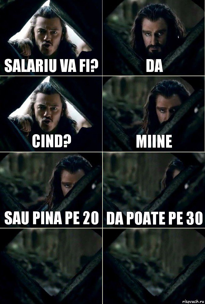 salariu va fi? da cind? miine sau pina pe 20 da poate pe 30  , Комикс  Стой но ты же обещал