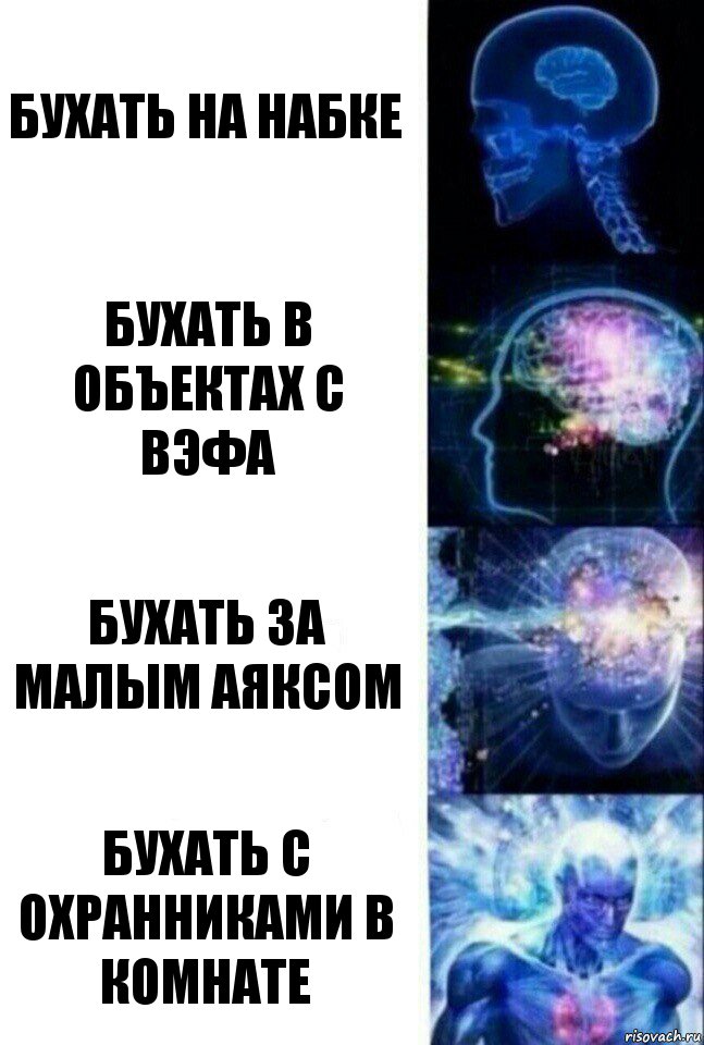 Бухать на набке Бухать в объектах с вэфа бухать за малым аяксом Бухать с охранниками в комнате, Комикс  Сверхразум